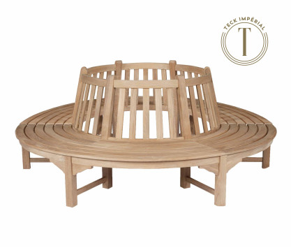 Banc semi-circulaire en teck Impérial Banc semi-circulaire en teck Impérial