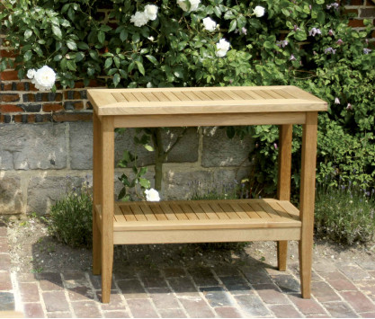 Teakholz-Konsole 90 cm Teakholz-Konsole 90 cm