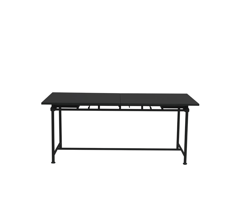 Ausziehbarer Tisch 1800 schwarz