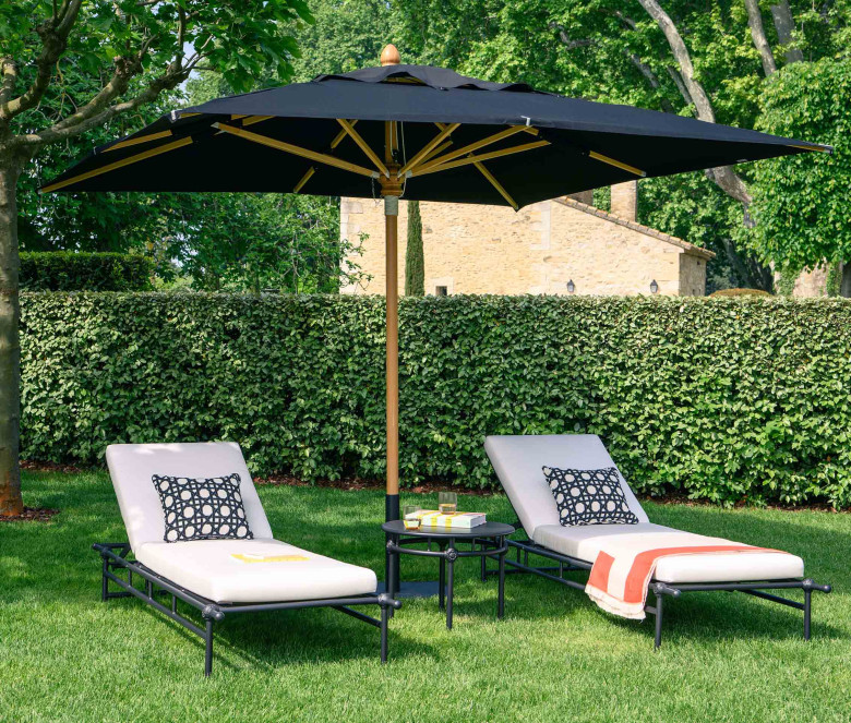 Parasol rectangulaire 3 x 2,20 m