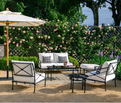 Rechteckiger Couchtisch aus Aluminium – SCHWARZ Rechteckiger Couchtisch aus Aluminium – SCHWARZ