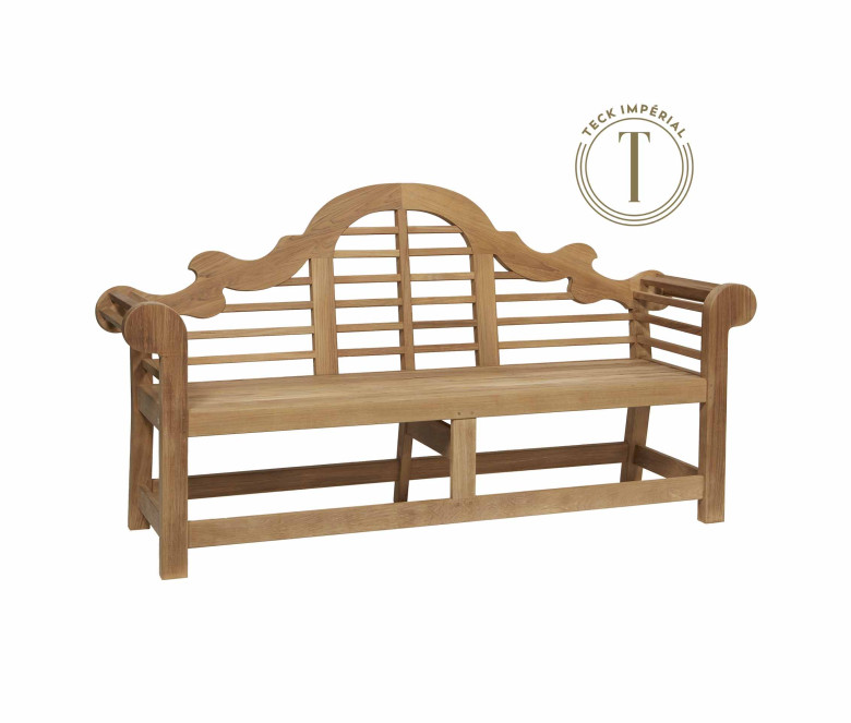 Banc de jardin en teck 195 cm