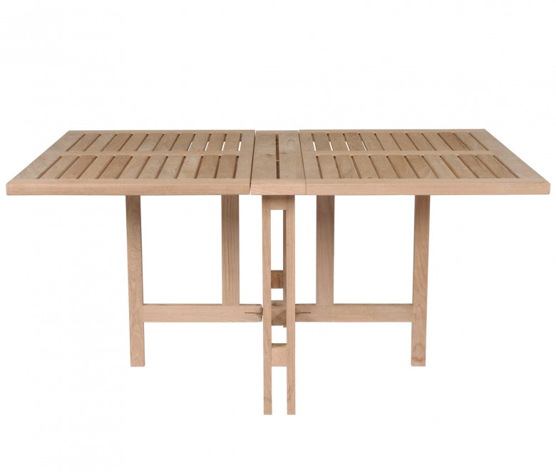 Table pliante en teck - Gateleg