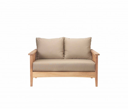 2-Sitzer-Sofa aus Teakholz