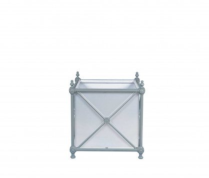 Gartenkiste aus Aluminium – BLAU Gartenkiste aus Aluminium – BLAU