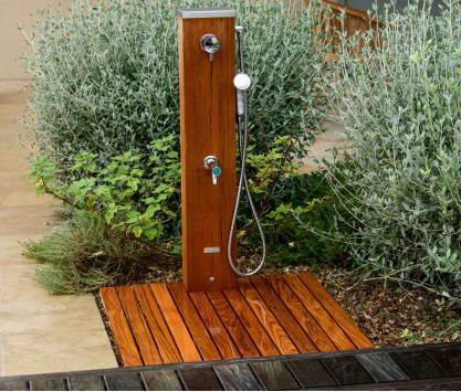 Teakholzlattenrost 75 × 80 cm