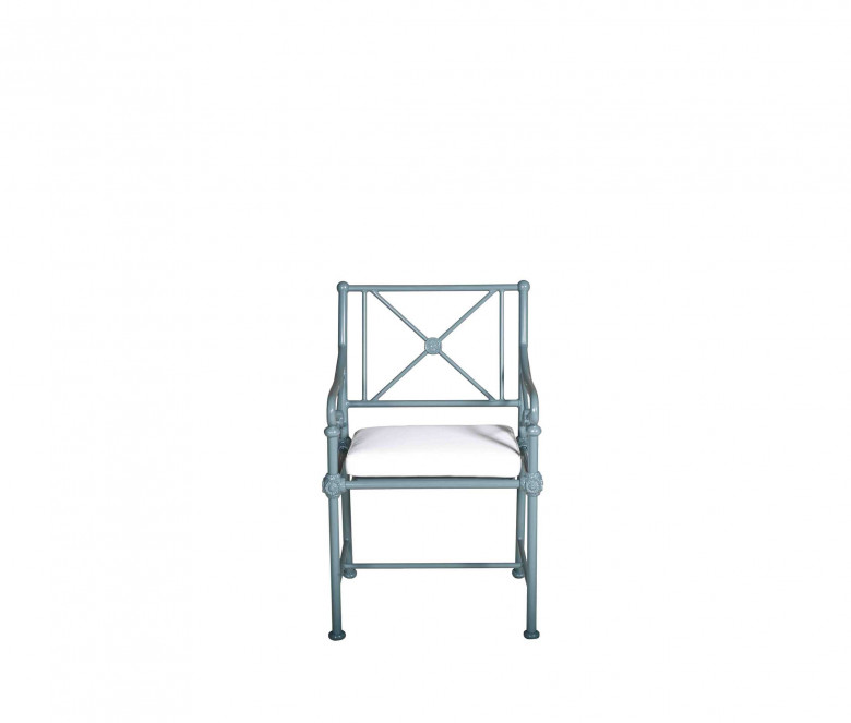 Fauteuil de jardin en aluminium - 1800 BLEU