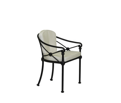 Bridge-Sessel aus Aluminium – SCHWARZ