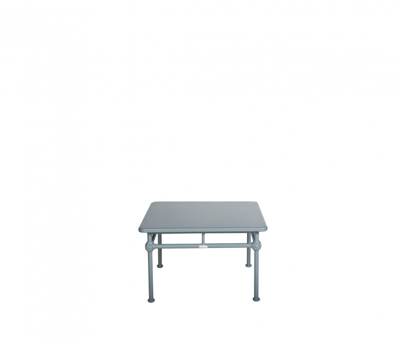 Table basse carrée en aluminium 75 x 75 cm - 1800 BLEU