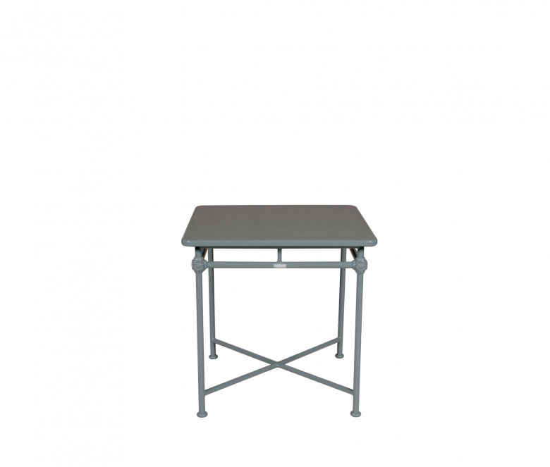 Table carrée en aluminium 75x75 cm - 1800 BLEU