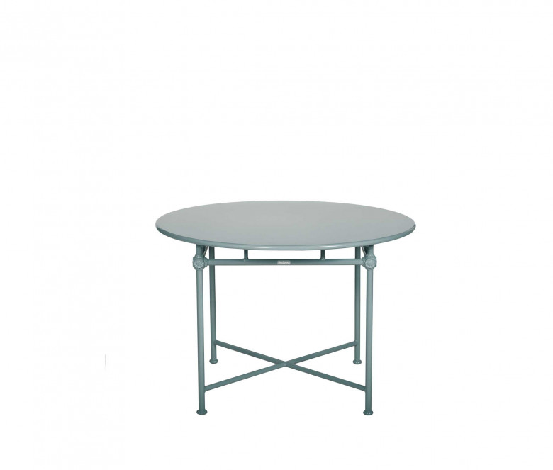 Table ronde Ø 110 cm en aluminium - 1800 BLEU