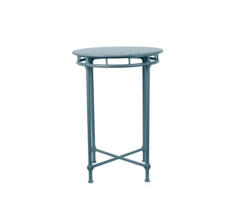 Hoher Barhocker-Tisch aus Aluminium 1800