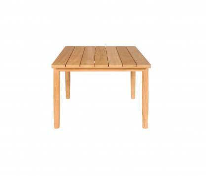 Quadratischer Tisch 100 × 100 cm aus Teakholz
