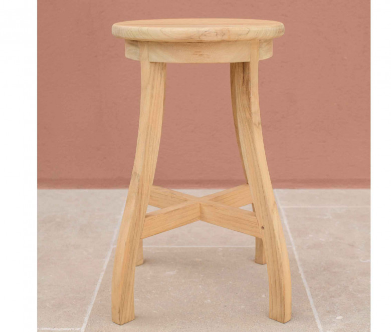 Teak stool