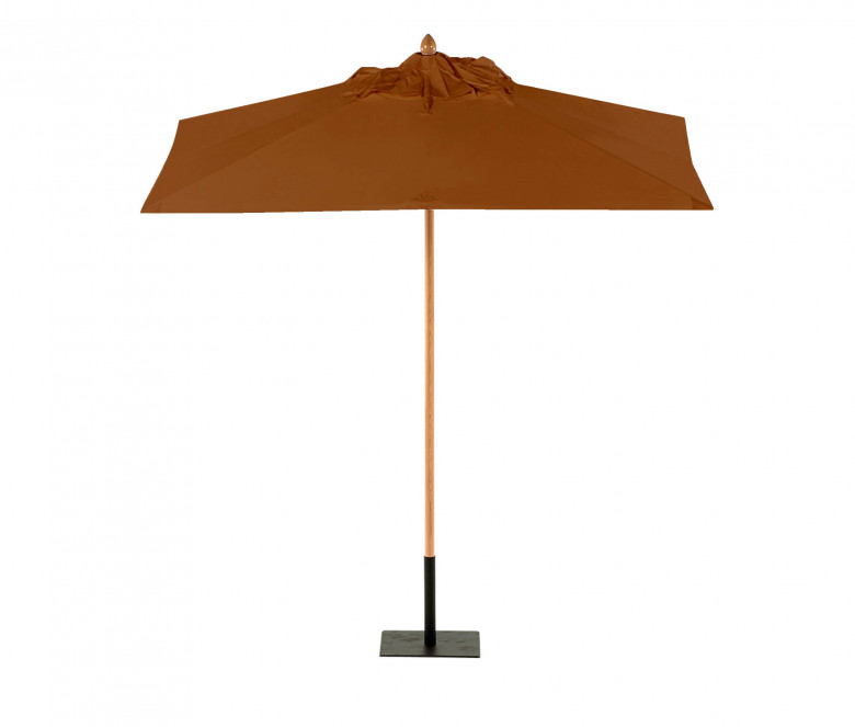 Square Parasol with cotton canvas 2.5 x 2.5 m