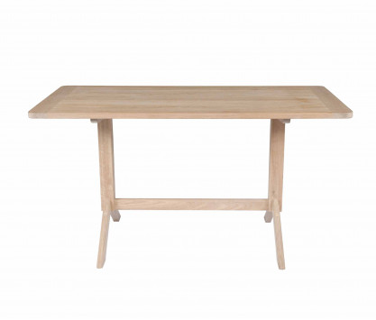 Teak rectangular table 140 x 70 cm