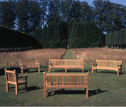 Teak bench 120 cm