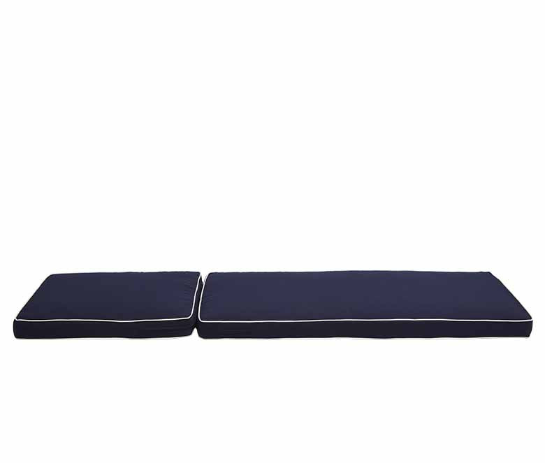 Sun lounger blue Mattress - Camarat XL