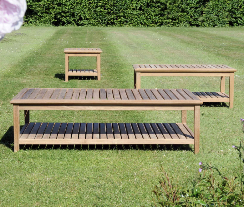 Coffee table in teak 140cm - Duxford