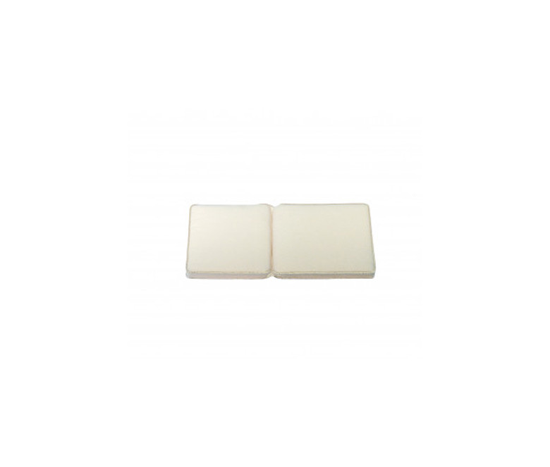 Seat and back rest cushion ecru