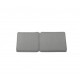 Seat and back rest cushion ecru Taupe