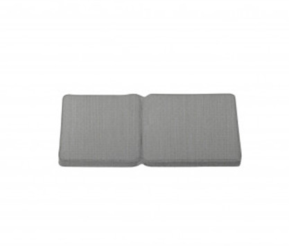 Seat and back rest cushion taupe