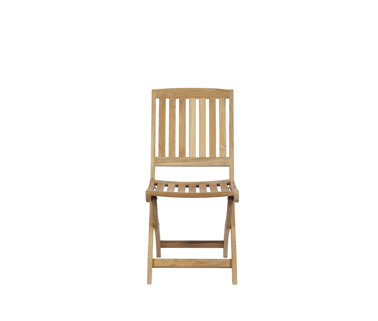 Teak folding chair