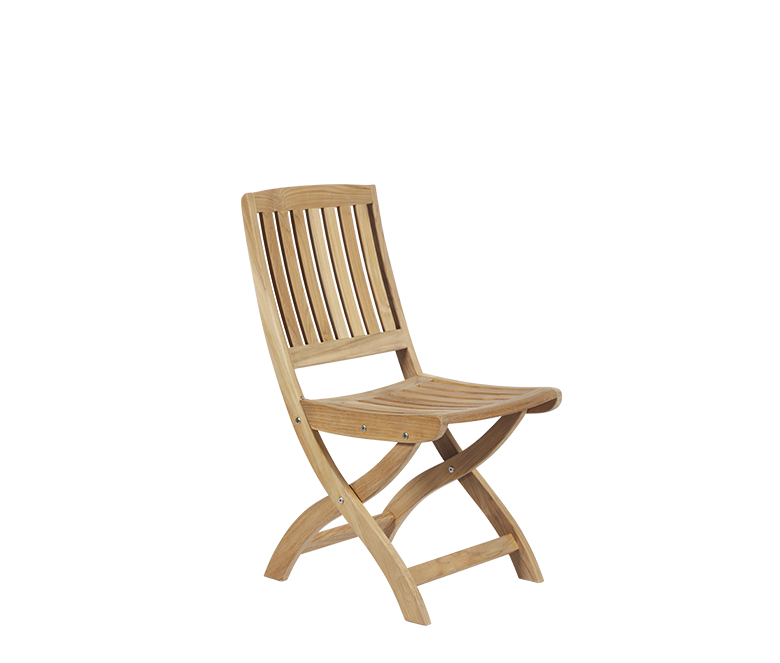 Teak folding chair