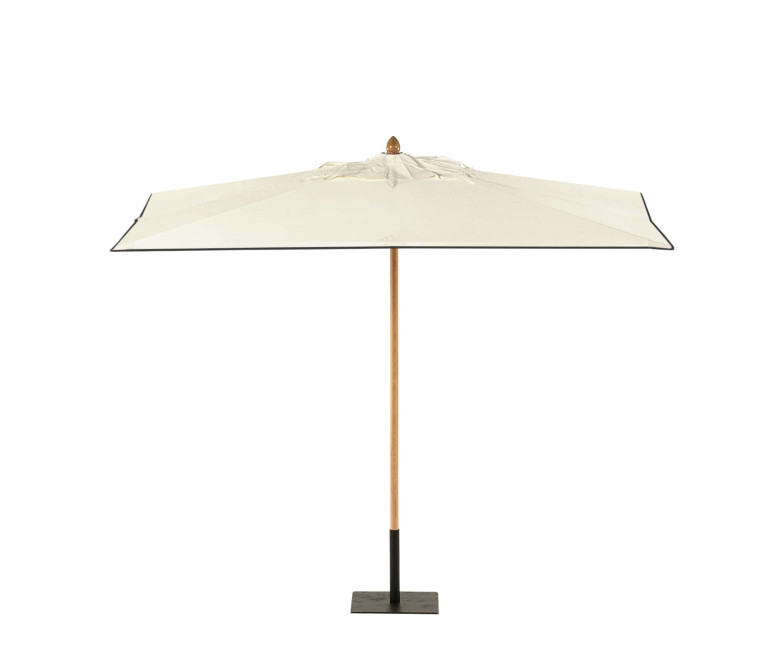 Square Parasol with cotton canvas 2.5 x 2.5 m