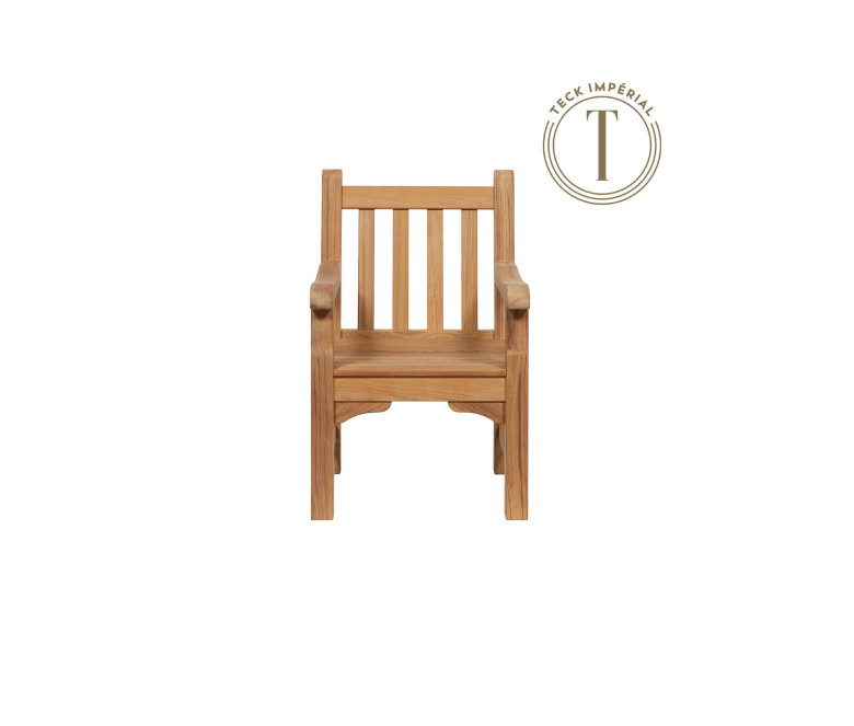 Teak armchair