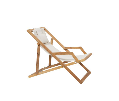 Ecru Batyline Deckchair