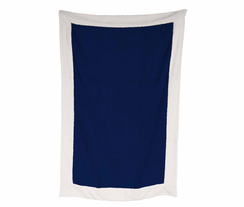 Cobalt blue bath towel