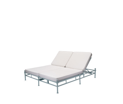 2-seater daybed aluminium blue 1800