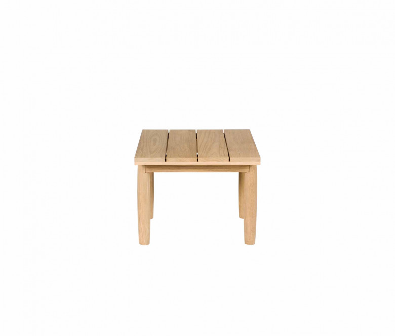 Teak square coffee table