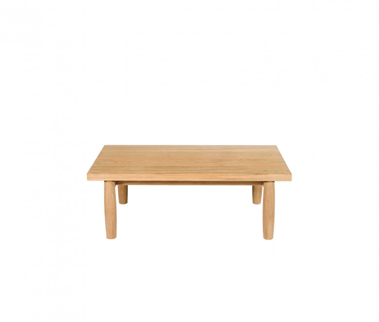 Teak rectangular coffee table