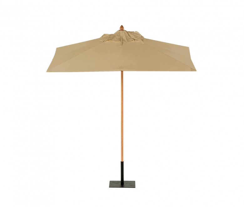 Square Parasol with cotton canvas 2.5 x 2.5 m