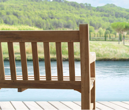 Teak bench 150 cm