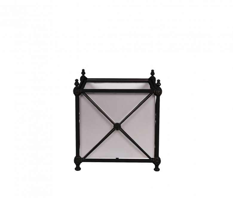 Aluminum planter - BLACK