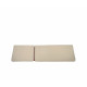 Sun lounger eden taupe Mattress - Camarat Sand