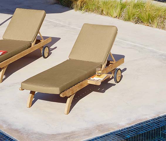Camarat XL sun lounger mattress