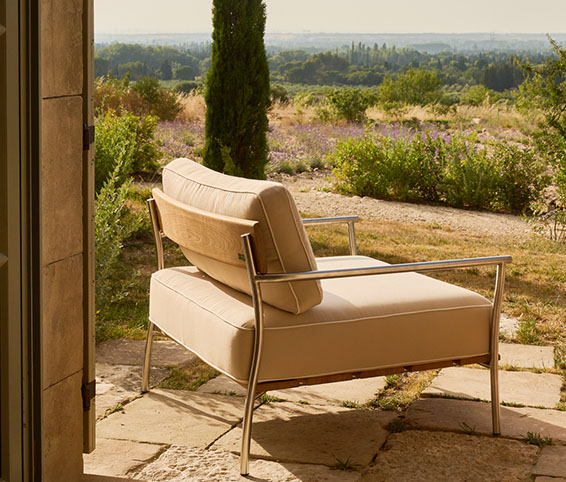 Protective cover Cicala low armchair 