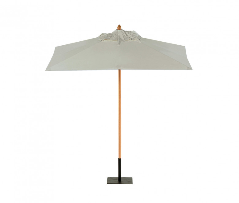 Square Parasol with cotton canvas 2.5 x 2.5 m