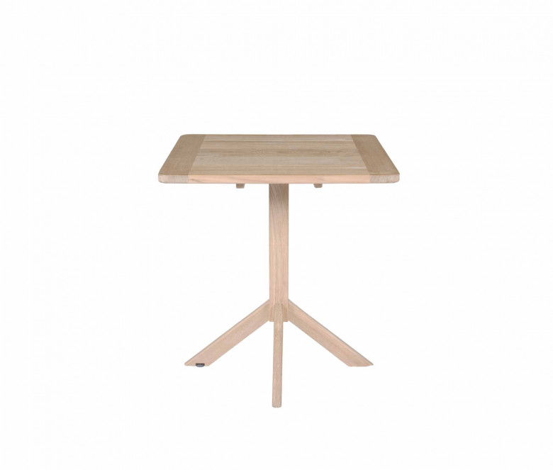 Teak square table