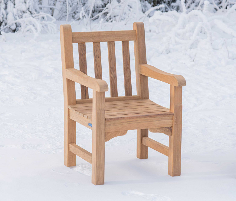 Teak armchair