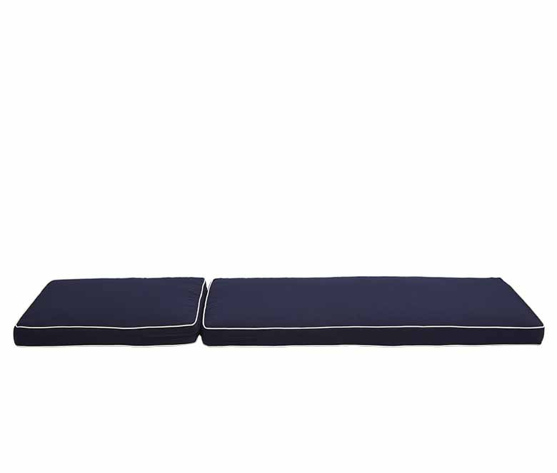 Sun lounger blue Mattress - Camarat