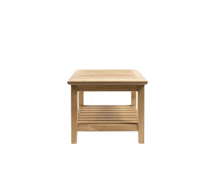 Teak square coffee table