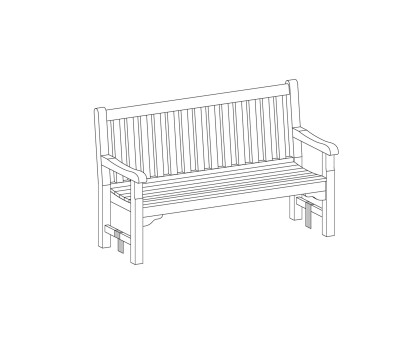 Fixing brackets for bench Fixing brackets for bench