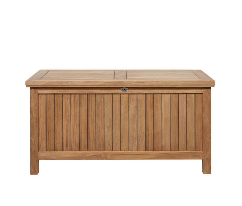 Teak cushion chest