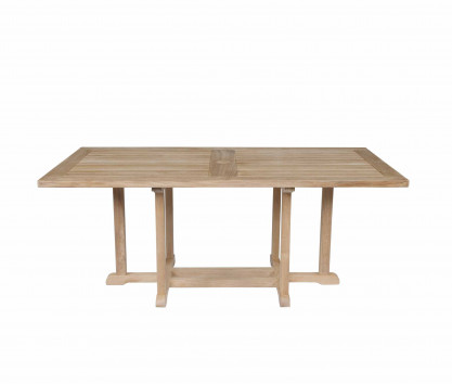 Rectangular teak table