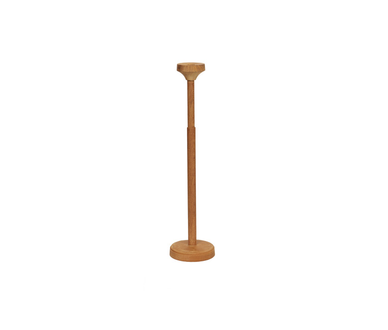 Teak candleholder